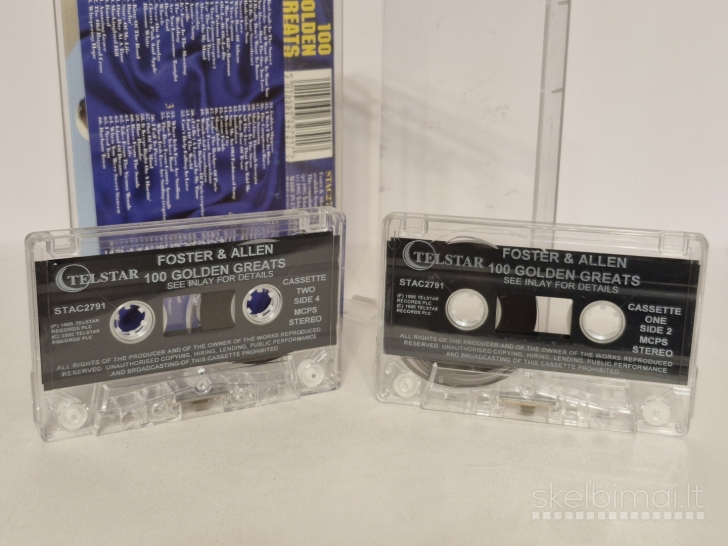 Dviguba audio kasetė Foster & Allen ‎– 100 Golden Greats