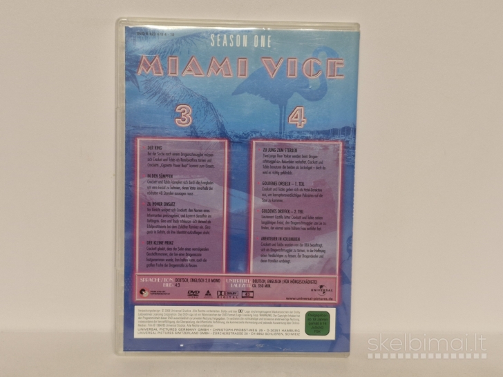 DVD serialas Miami Vice season one 3+4