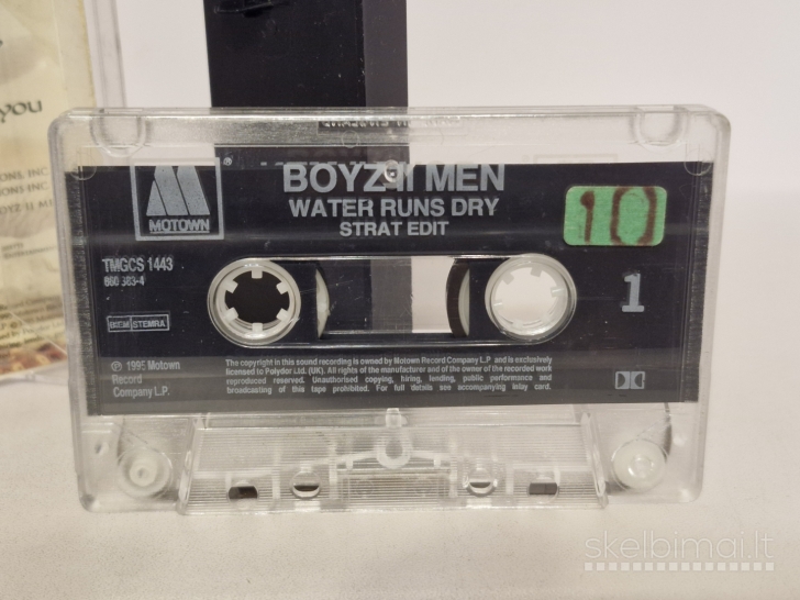Audio kasetė Boyz II Men – Water Runs Dry
