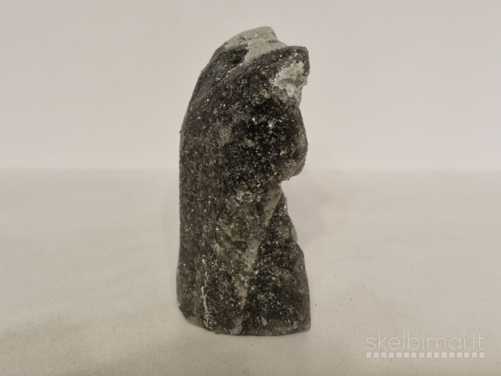 Akmens pelėdos skulptūrelė - rankų darbo, apie 9cm.