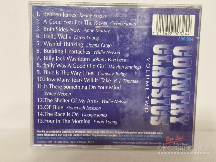 Audio CD Various ‎– Country Classics - Volume Two