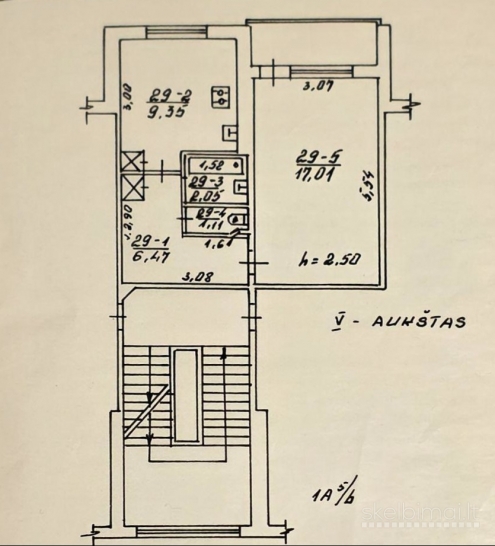 Parduodamas jaukus 1 kambario butas Kėdainiuose, Gegučių g. 19