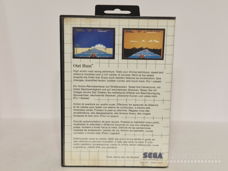Žaidimas Out Run PAL Sega Master System