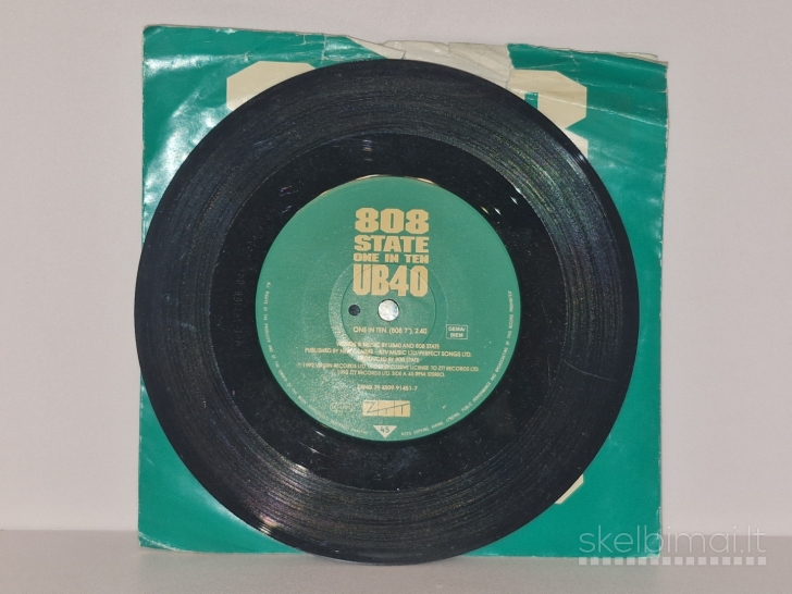 LP Plokštelė single 808 State, UB40 – One In Ten