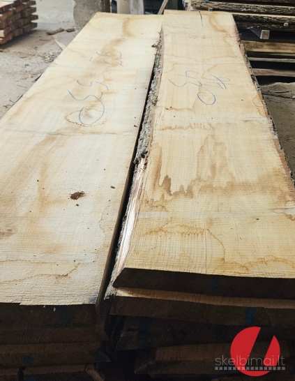 Džiovinta ąžuolo mediena