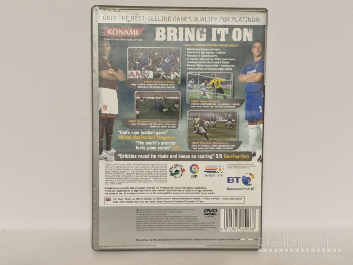 Žaidimas Pro Evolution Soccer 5 [Platinum] PAL Playstation 2