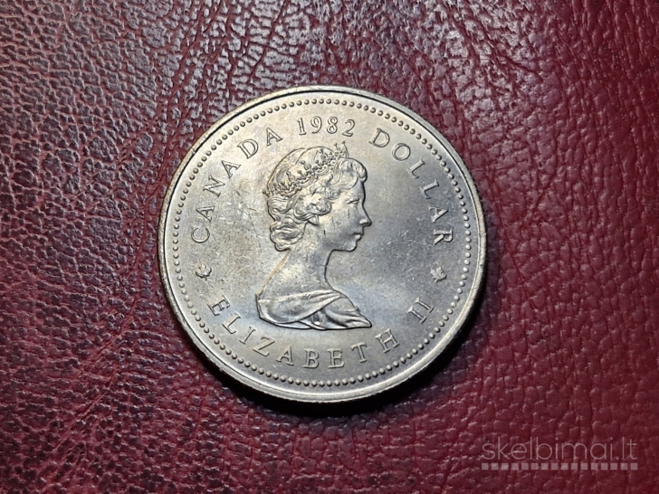 Kanada 1 doleris, 1982 KM# 134 Konstitucijos 115