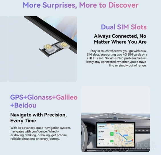 BLACKVIEW TAB PC 4K UHD 11.0"COLIŲ+DĖKLAS SU KLAVIATŪRA DOVANŲ! 