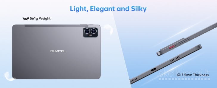 OUKITEL 4K ULTRA TAB PC 11.0"COLIŲ+5G+2SIM+GPS+DĖKLAS SU KLAVIATŪRA DOVANŲ! 