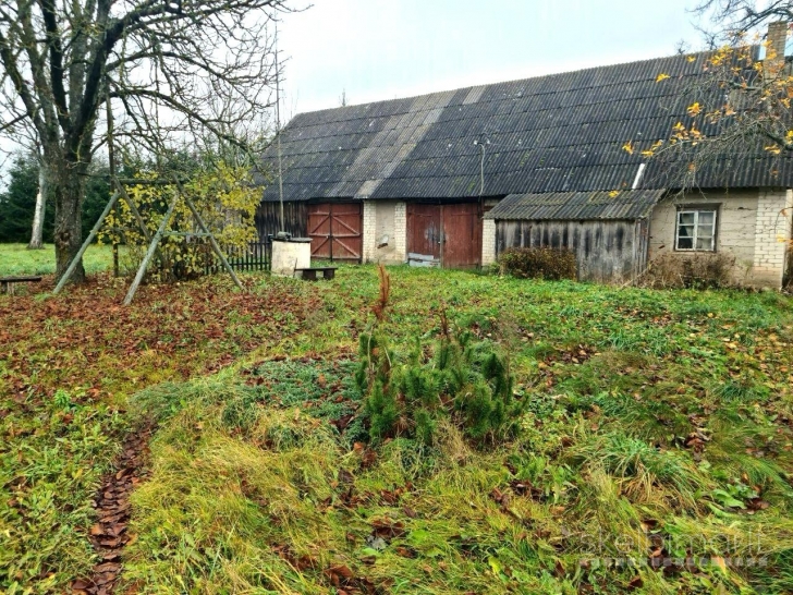 Anykščių r. sav., Gudelių k., Ąžuolo g., rąstinė sodyba