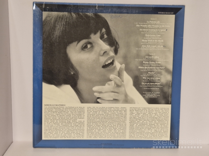 LP plokštelė Mireille Mathieu – Die Großen Erfolge
