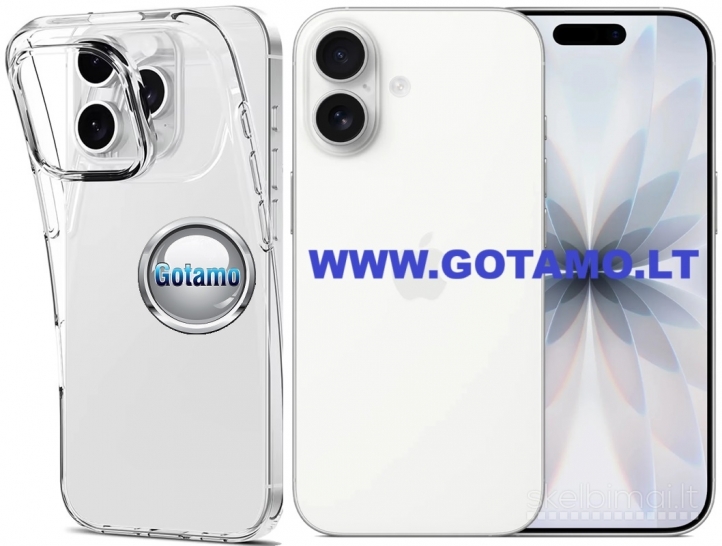 632 Skin silikoninis dėklas 2MM storio Apple iPhone 17 telefonui