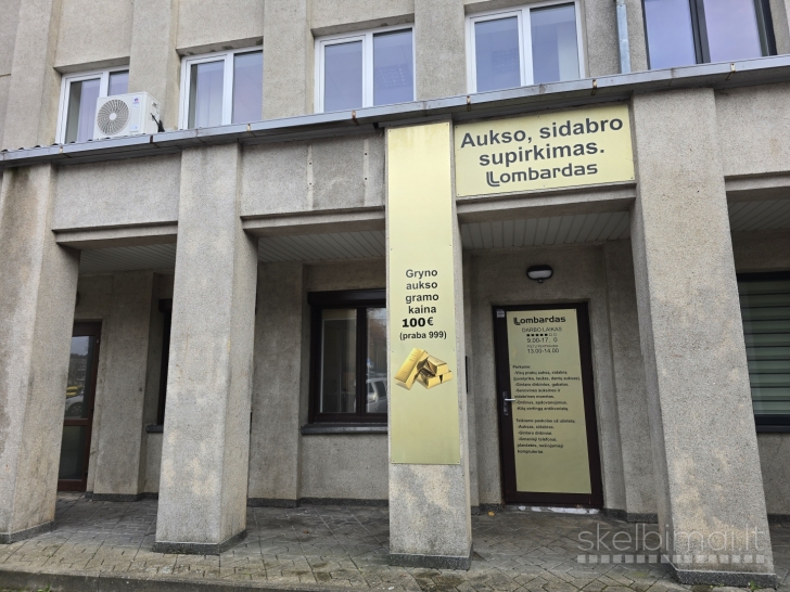 AUKSO, SIDABRO SUPIRKIMAS, LOMBARDAS ALYTUS