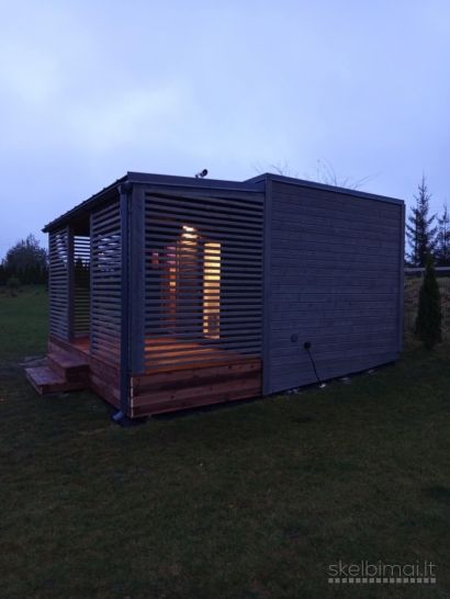 Karkasinė pirtis 3,2x5m