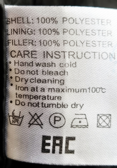 Stilinga šilta moteriška žieminė striukė (M/L dydis)