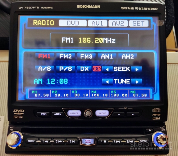 BOSCHMANN LCD Monitorius TFT+DVD BM DV-7827FTS