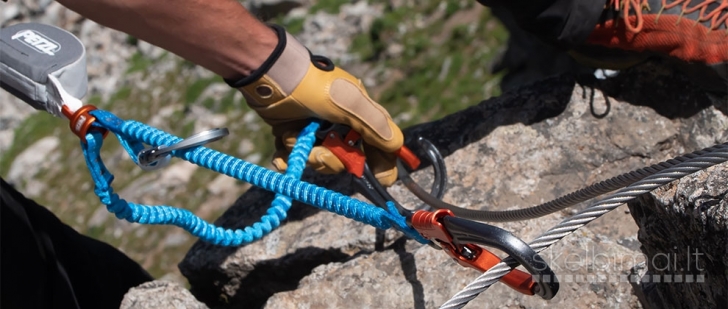 Via Ferrata įrangos nuoma - apraišai, savisaugos, šalmai www.turistinesprekes.lt