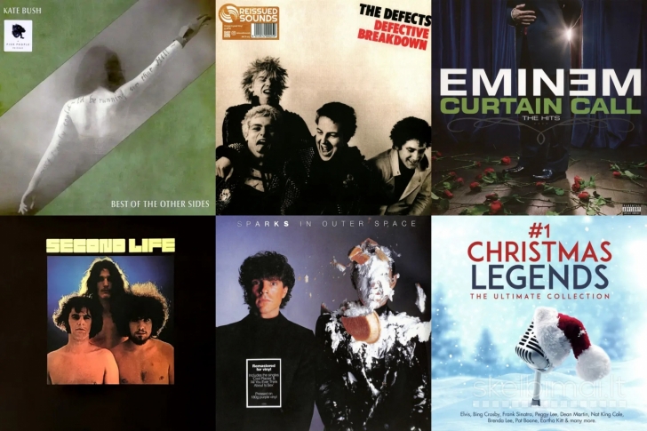 Naujos nepraplėštos plokštelės