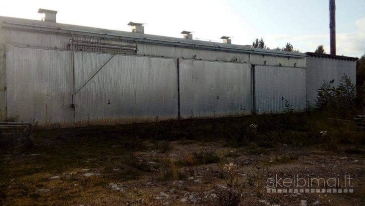 Nuomojamos patalpos gamybai prekybai sandėliavimui uždara 1,5ha teritorija
