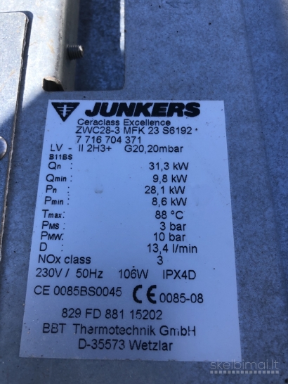 JUNKERS DUJINIS KATILAS