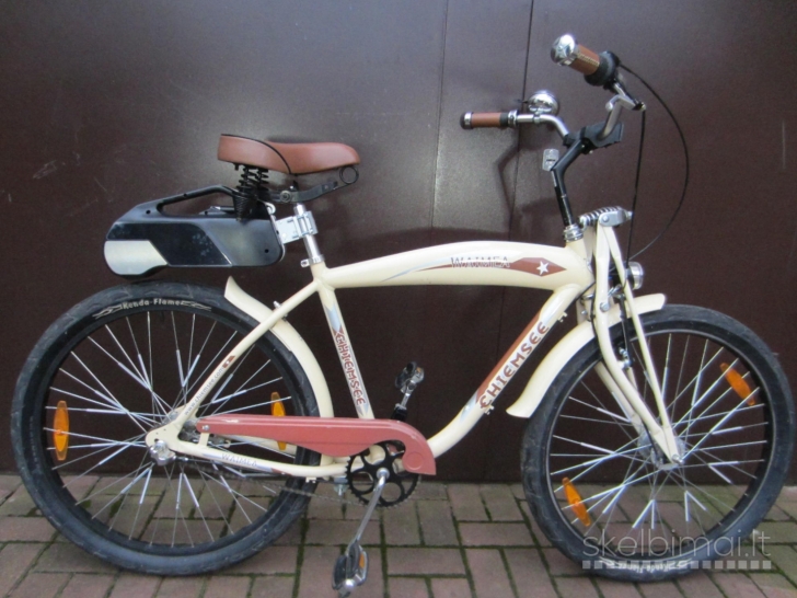 Elektrinis dviratis su Rubbee pavara