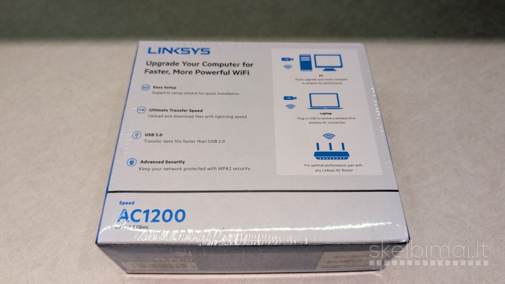 Linksys AC1200 WiFi 5 USB adapter