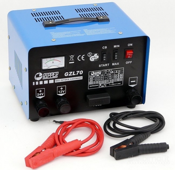 Akumuliatorių Pakrovėjas- Paleidėjas Start Gzl 250 A- Akcija