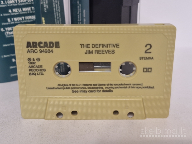 Dviguba audio kasetė Jim Reeves – The Definitive Jim Reeves