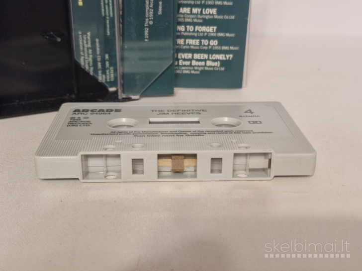 Dviguba audio kasetė Jim Reeves – The Definitive Jim Reeves