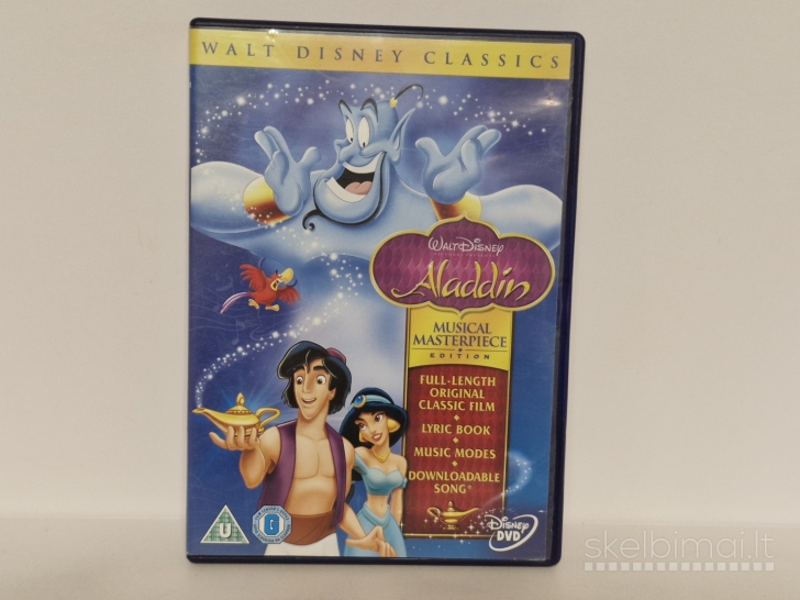 DVD animacinis filmas Aladdin Musical Masterpiece Edition