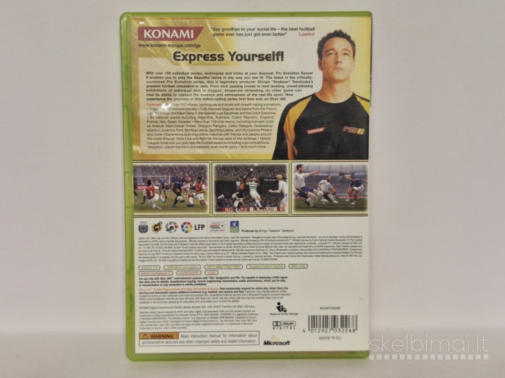 Žaidimas Pro Evolution Soccer 6 PAL Xbox 360