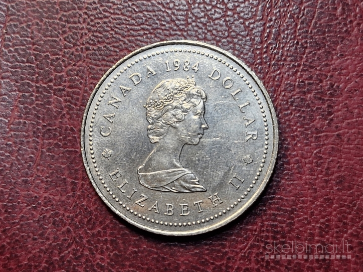 Kanada 1 doleris, 1984 KM# 141 Gaspė pusiasalio