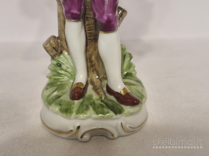 Porcelianinė figūrelė "Smuikininkas", 21cm. - Vokietija, Thuringia