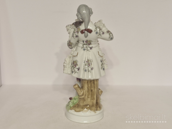 Porcelianinė figūrelė "Smuikininkas", 21cm. - Vokietija, Thuringia