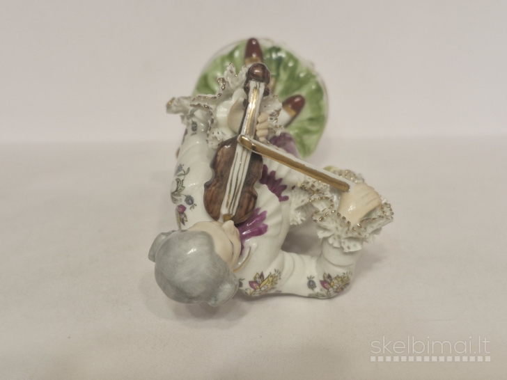 Porcelianinė figūrelė "Smuikininkas", 21cm. - Vokietija, Thuringia