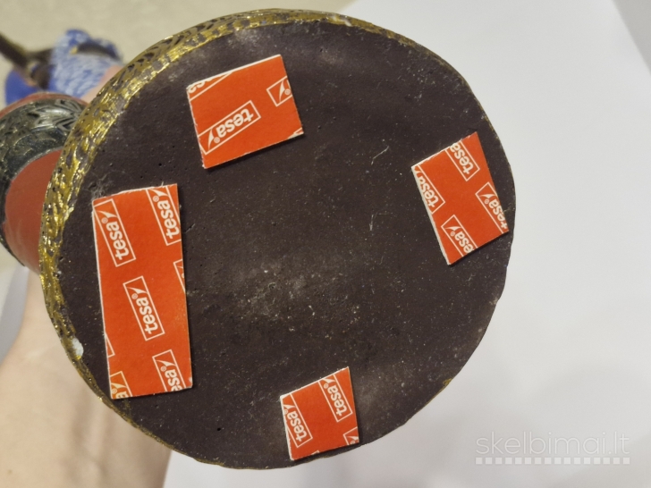 Afrikinio stiliaus dekoratyvinė skulptūra ~ 57cm.