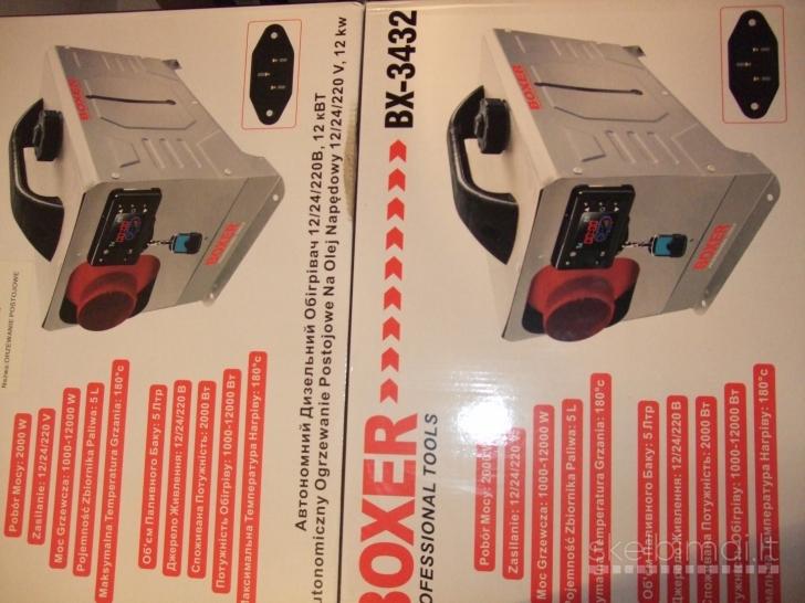 Akcija! Nauji Webasto ir Įvairūs Dujiniai Šildytuvai- Kaloriferiai