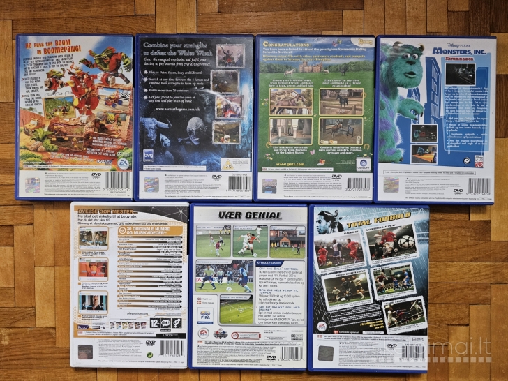 Playstation2 7x žaidimų rinkinys / Playstation 2