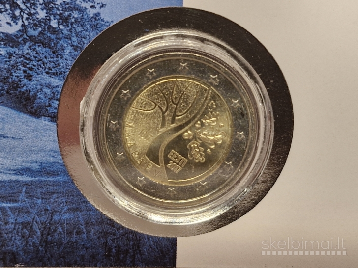 Estija 2 eurai, 2017 UC# 102 Numizmatiniame voke