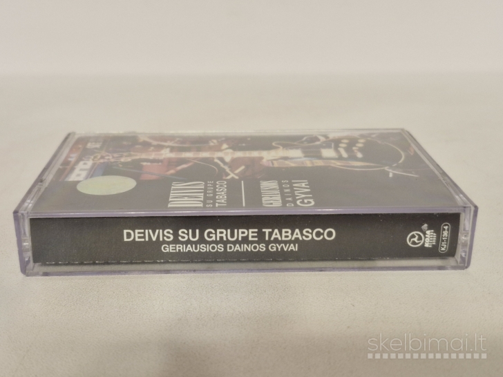Audio kasetė Deivis Su Grupe Tabasco – Geriausios Dainos Gyvai
