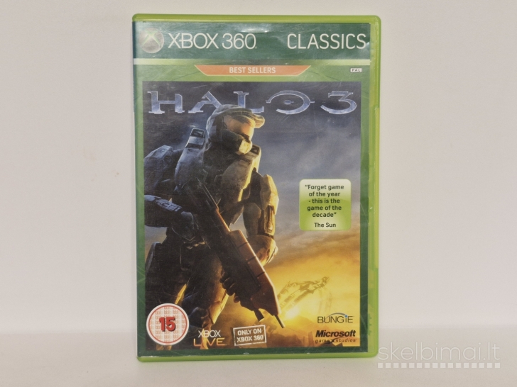 Žaidimas Halo 3 [Classics Best Sellers] PAL Xbox 360