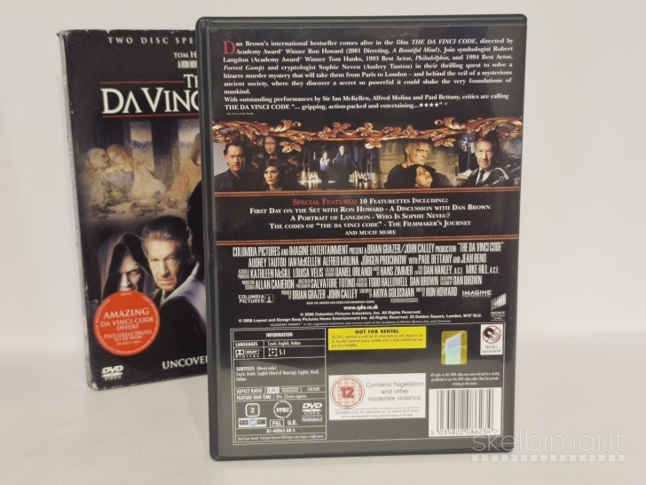 DVD filmas The DaVinci Code Two Disc Special Edition