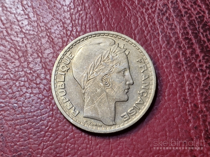Prancūzija 10 frankų, 1945 KM# 908