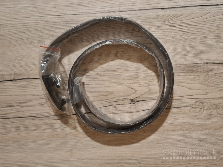 Vyriškas rudas diržas su sagtimi, 110 cm