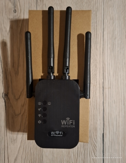 Interneto plėstuvas(kartotuvas) su instrukcija anglų k.