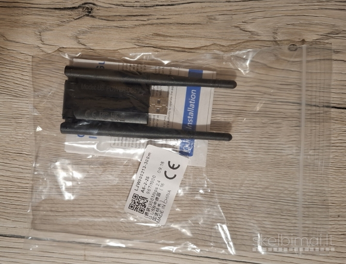 Interneto plėstuvas su instrukcija anglų k.