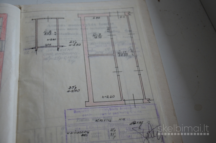 3 kamb. Butas Kalvių km. Kaišiadorių raj
