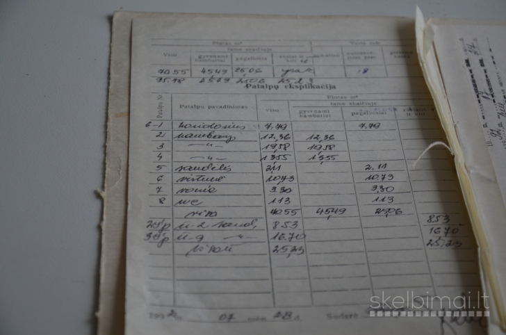 3 kamb. Butas Kalvių km. Kaišiadorių raj