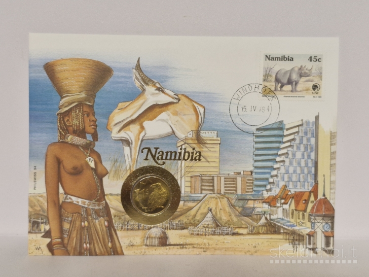 Namibija 1 doleris, 1993 KM# 4 Numizmatiniame voke