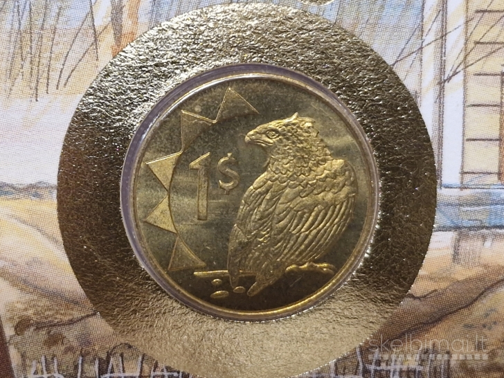 Namibija 1 doleris, 1993 KM# 4 Numizmatiniame voke
